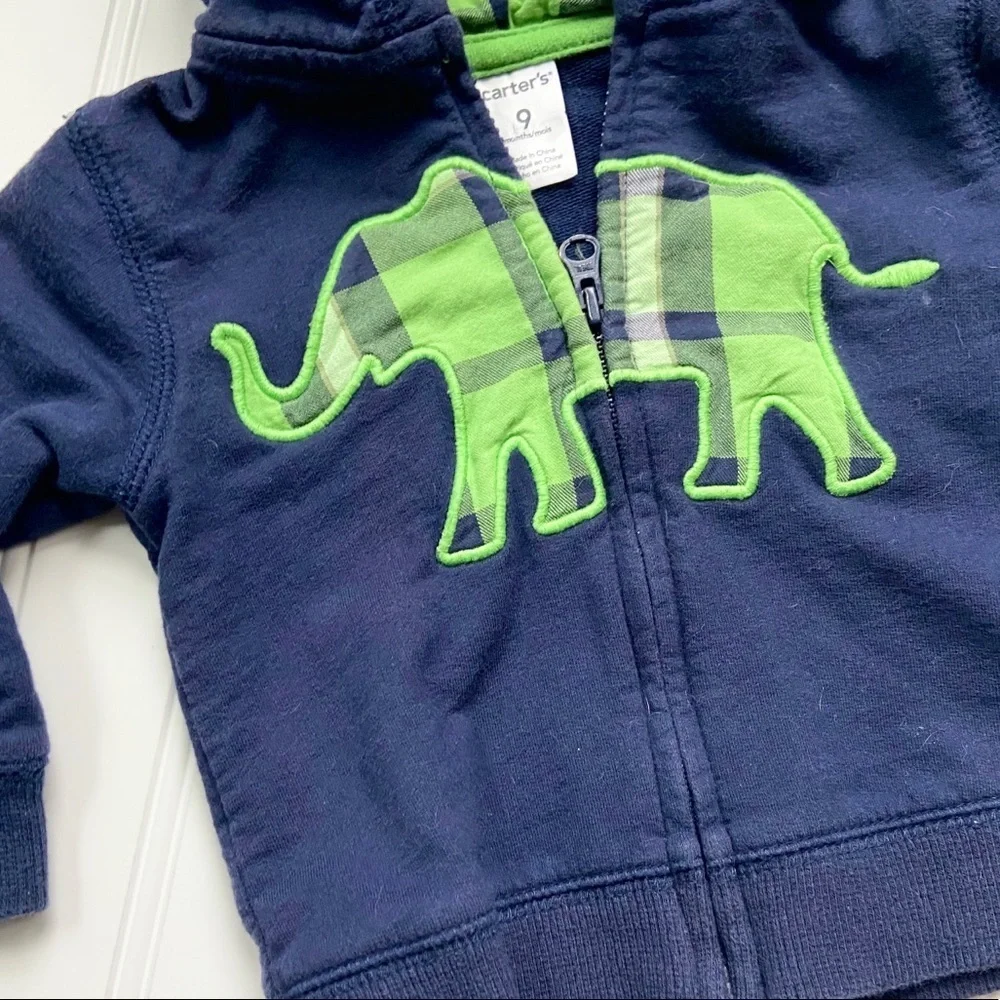 •Carter’s• elephant hoodie